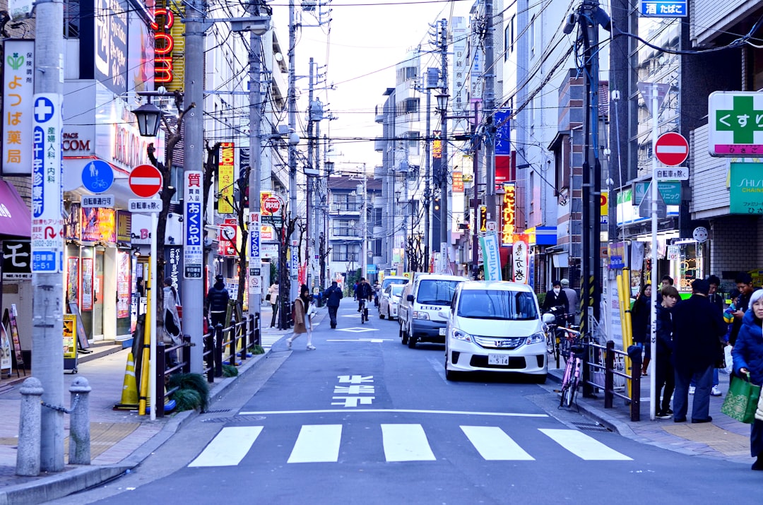 Quiet laneway in Tokyo